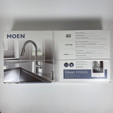 Moen Edwyn 87028SRS Kitchen Faucet Pull Down Faucet w/Soap Dispenser
