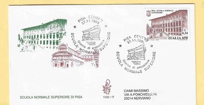 FDC VG VENETIA Nr. 1032 - Scuola Normale Superiore di Pisa - PISA 1999