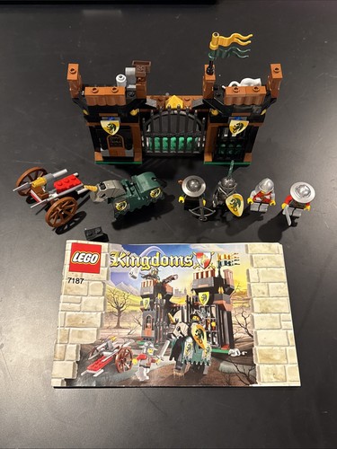 Lego Kingdoms 7187 Flucht aus dem Drachengefängnis komplett mit Anleitung