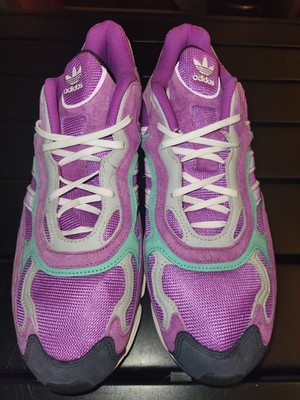 Adidas Originals Temper Run Shock Purple Teal White F97208 Mens Size 13 Used