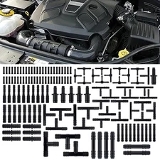 5FT For Mazda Car 6x Vacuum Silicone Hose Line Pipe Tube Kit +113pcs Connectors