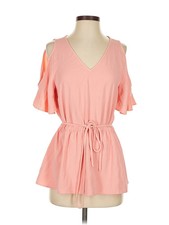 Ann Taylor Women Pink Kimono S