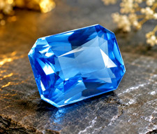 AAA 8.74Ct Natural Stunning Santa Maria Blue Aquamarine Loose Emerald Gemstone