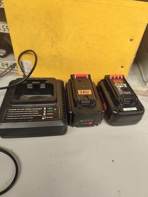 Black and Decker 36 v Fast Charger  B&D 36v  Akku 2 Ah, passend für B&D 2,5Ah