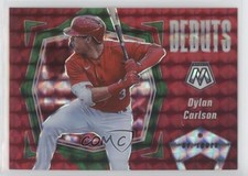 2021 Panini Mosaic Debuts Green Mosaic Prizm Dylan Carlson #PD4 7l6