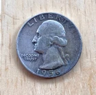 1956-D Washington SILVER Quarter Denver Mint