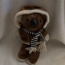 Vintage Koala Bear 1983 Interpur Plush Toy Brown Stuffed Animal Collectible 11in
