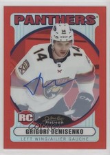 2021 O-Pee-Chee Platinum Retro Rookies Rainbow Red Grigori Denisenko Auto 0mp9