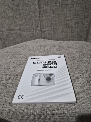 Nikon Coolpix 5600  4600 Camera Instruction Manual & Quick Start Manual