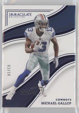 2023 Panini Immaculate Blue 3/10 Michael Gallup #9 1dl2