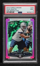 2014 Topps Chrome BCA Pink Refractor 153/399 Zack Martin #207 PSA 9 MINT 7xr