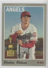 2019 Topps Heritage High Number 1970 Cloth Stickers Shohei Ohtani #16
