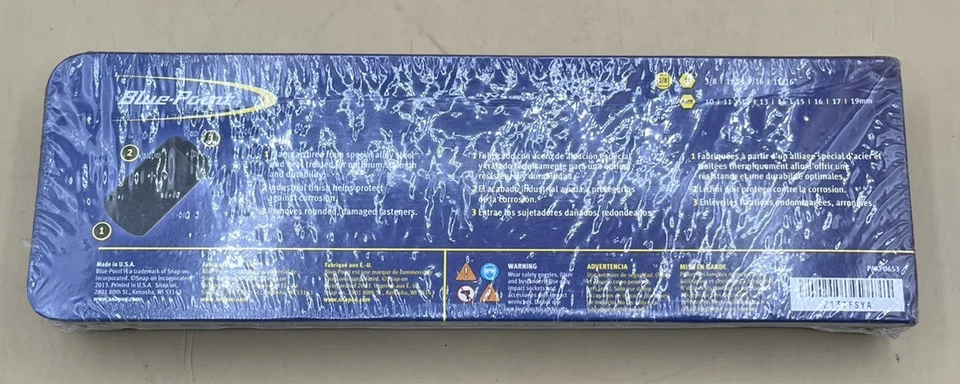 BLUE-POINT 213TFSYA 3/8" DRIVE 13PC METRIC/SAE SHALLOW IMPACT TWIST  (MVP032514) - Image 3 of 3