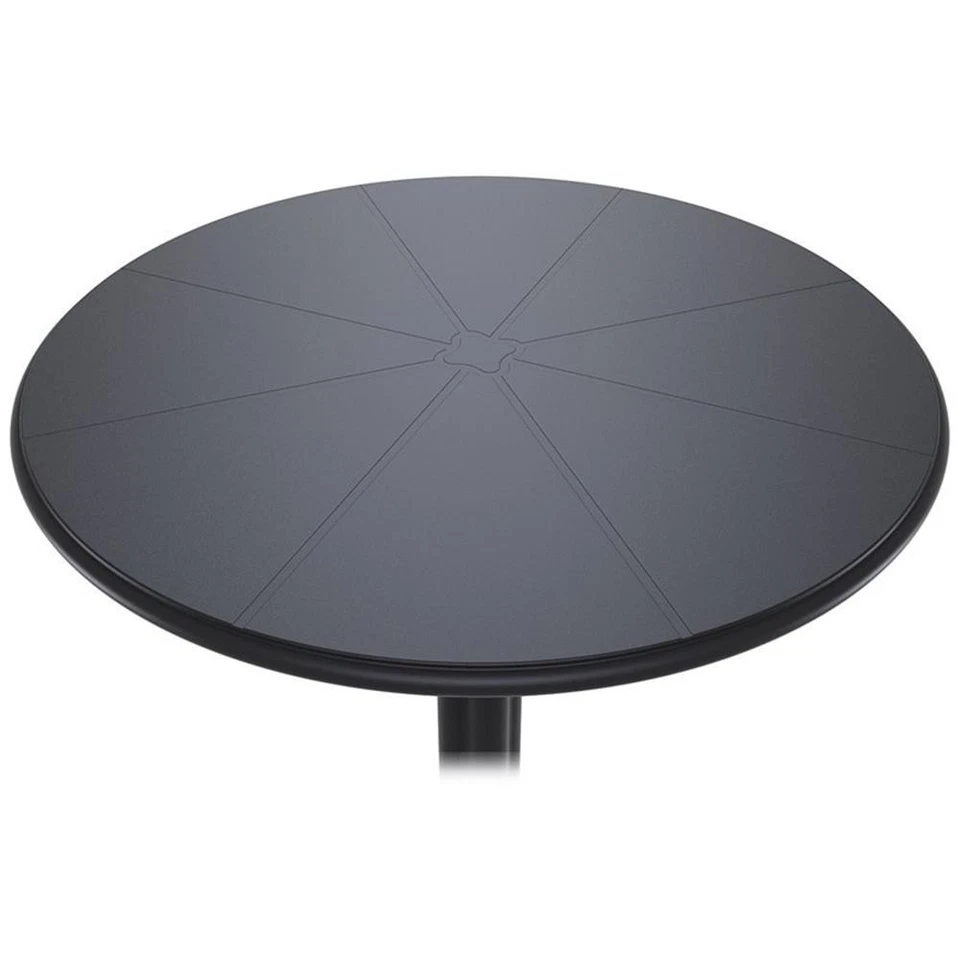 Mesa redonda de bistró para patio Compamia Octopus en blanco Foto 2 de 4