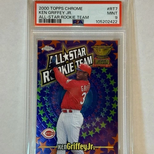 2000 Topps Chrome Ken Griffey Jr. PSA 9 All Star Rookie Team Cincinnati Reds