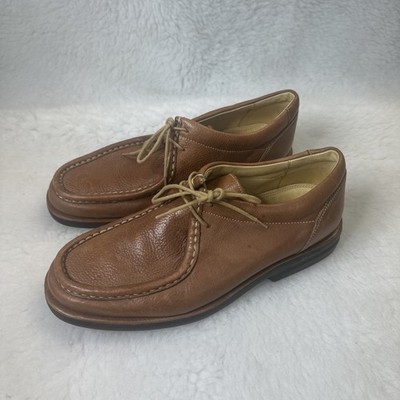 Sandro Moscoloni Shoes Brown Leather Oxford Lace-Up Comfort Men s Sz 10.5