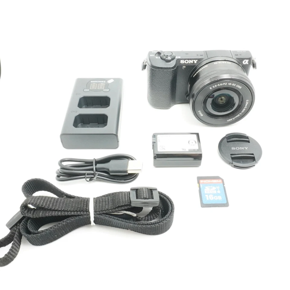 Sony Alpha a5100 Black Mirrorless 16-50mm Lens Multi-Language w/ Charger Japan - Image 2 of 4