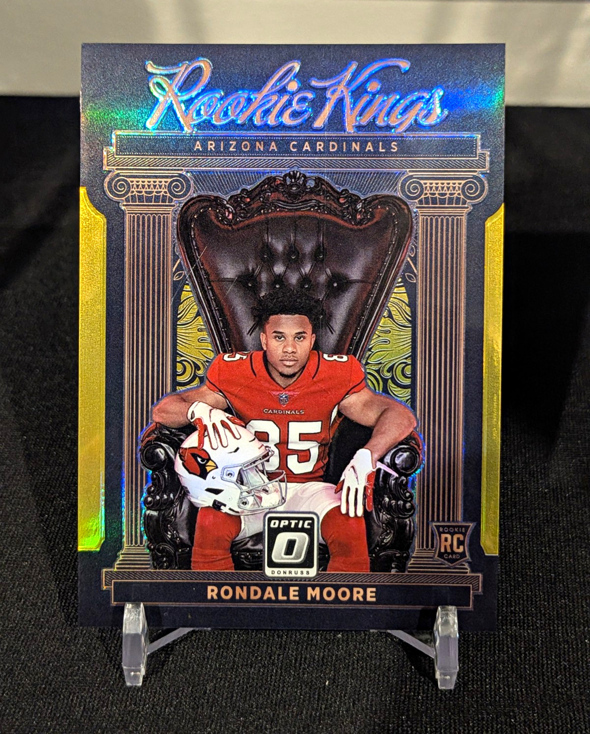 Panini 2021 Donruss Optic Rondale Moore Rookie Kings RK-16 Gold Prizm /10