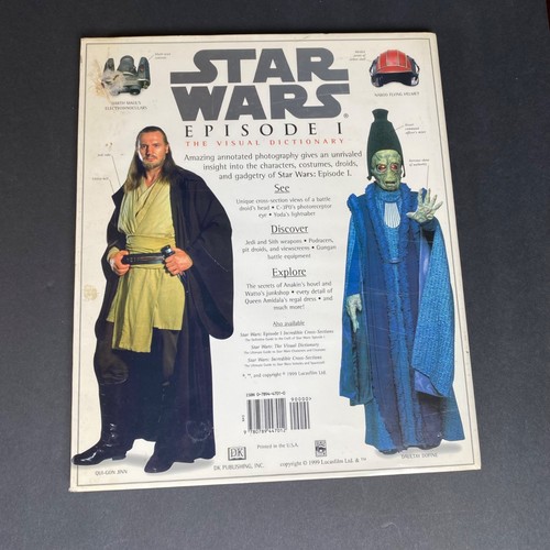 Star Wars Episode I The Visual Dictionary Hardcover Book - Picture 2 of 8