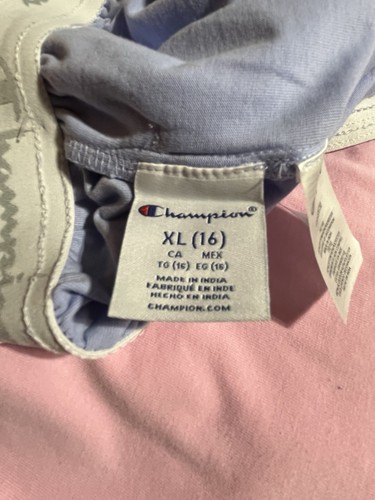 NWT Champion Girls Lavender Mist 3" Cotton Practice Shorts Size XL X-Large 16 - Picture 4 of 4