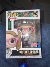 Funko Pop Rocks Britney Spears 292 Fall 2022 NYCC Limited Exclusive in Protector