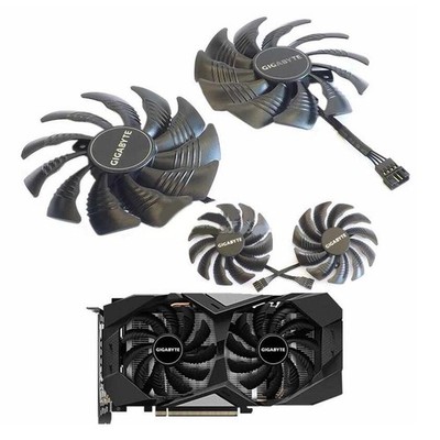 For Gigabyte RTX 2060 GTX 1660 1060 1070 590 5500XT Graphics Card Cooling Fan