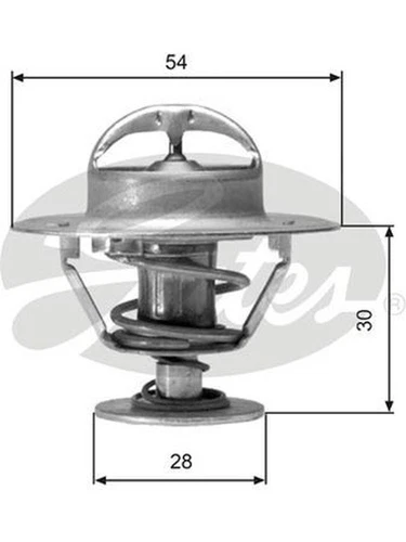 Gates Thermostat + Gaskets & Seals fits Nissan Pulsar 1.6 N13 i (TH02491G1) - Picture 1 of 12