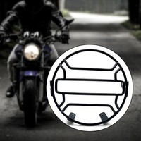 Motorrad Scheinwerfer Schutz Front Scheinwerfer Guard Stabil DIY Ersatz