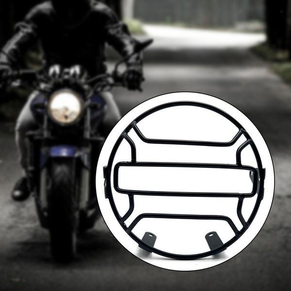 Motorrad Scheinwerfer Schutz Front Scheinwerfer Guard Stabil DIY Ersatz-image