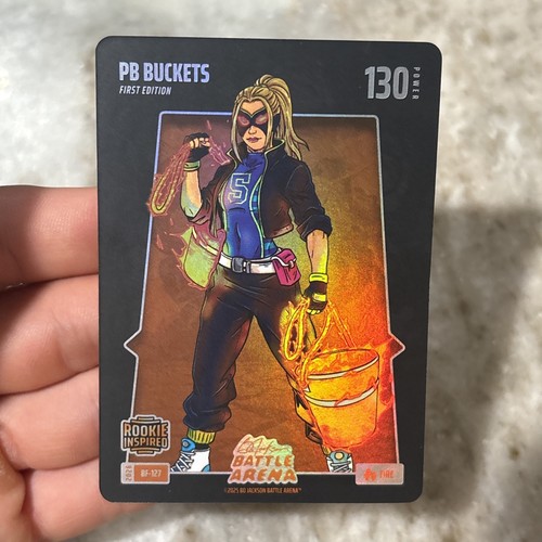 Paige Bueckers `PB Buckets` 2026 Bo Jackson Battle Arena Fire Battlefoil BF-127
