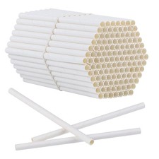 200 Pieces Bee Tube Refill Mason Bee Paper Inserts 6 Inches Bee Cardboard Tub...