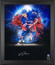 Adam Fox New York Rangers Framed Signed 20x24 In Focus Photo