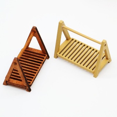 1:12 Aufbewahrungsboxkorb Dekorative Accessoires Garten Multi-Tier-Regal