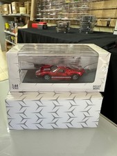 FORD GT40 TRANSPARENT RED MAGNETIC HOOD 1/64 DIECAST CAR BY RHINO MODEL RM