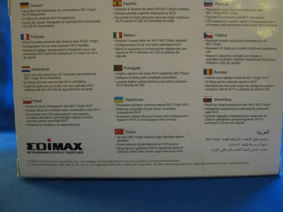 Edimax Smart N300 (EW-7438RPn ) Universal Wi-Fi Range Extender. NEW - Image 3 of 4