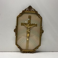 Religious Cross Plaque Crucifix Christian Orn...