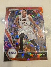 2021 Panini Prizm Ben Simmons Red Ice Prizm All Star 71 MINT