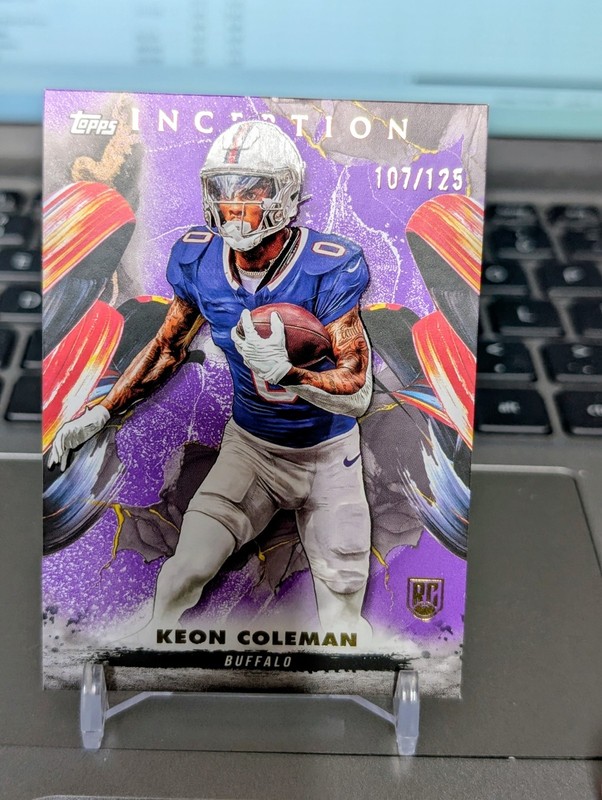 2024 Topps Inception - Keon Coleman #171 Purple /125 (RC) Bills