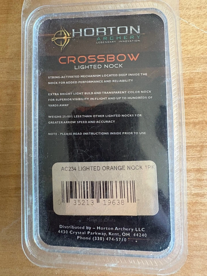 Horton Crossbow Lighted Nock - String activated - Image 2 of 2