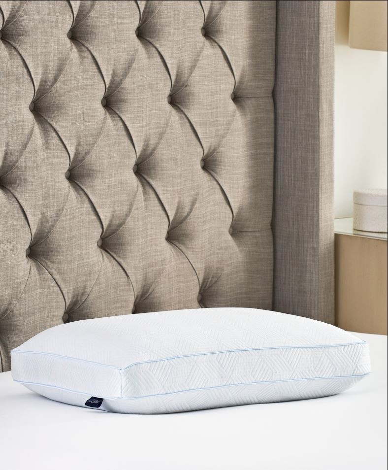 ProSleep White Gusseted Hi-Cool Memory Foam Pillow, US Overs