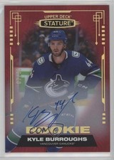 2021-22 Upper Deck Stature Rookies Red Auto 2/35 Kyle Burroughs #196 Auto 0o5t