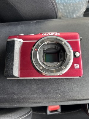 Olympus PEN E-PL1 Red Micro Four Thirds Mirrorless Camera Body Only Tested