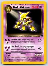 Dark Alakazam Team Rocket 18/82 Pokemon Card NM