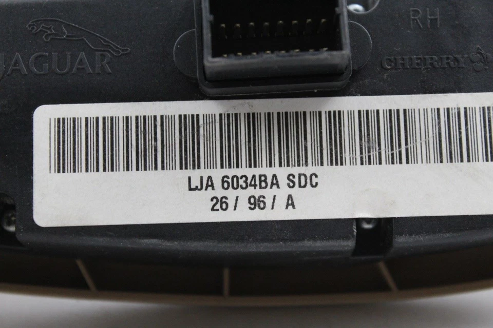 Interruptor eléctrico asiento pasajero Jaguar XK8 XKR 1997-2006 beige tostado OEM #37178 Foto 4 de 4