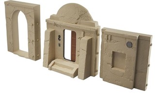 Streets of Mos Eisley Playset Walls Buildings VINTAGE Collection Star Wars LOOSE