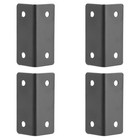 4pcs Right Angle Brackets Home Stainless Steel Shelf Brackets for Furniture