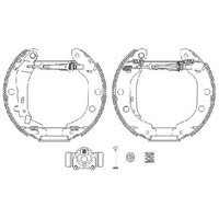Bremsbackensatz Hinten FüR Renault Kangoo FC0 KC0 97 Bis 26 Textar K9K700 K9K722