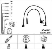 ZüNdleitungssatz NGK 8472 FüR 440 19 Renault Volvo 460 445 1 Chamade 2 C53B C53C