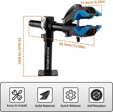 ROCKBROS Bike Repair Stand Hanging Wall Mount Adjustable Folding Repair Stand