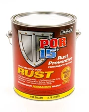 POR-15 Rust Preventative Paint Semi-Gloss Black Urethane 1 Gallon POR45401